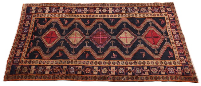 HAND-TIED PERSIAN KLARDASHT RUG, 9' X 4'10"