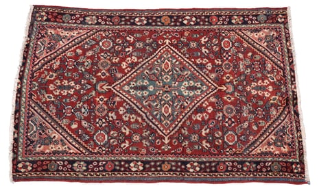 HAND-TIED PERSIAN MAHAL RUG, 6' X 4'1"