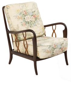 MANNER OF PAOLO BUFFA MID-CENTURY MODERN ARMCHAIR