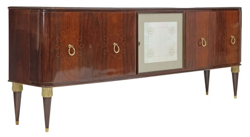 ITALIAN MID-CENTURY MODERN ROSEWOOD SIDEBOARD