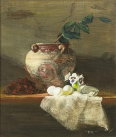 MARTHA KELLAR (B.1949) STILL LIFE PAINTING, 'PAKISTANI VASE'