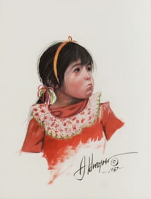 ARMANDO HINOJOSA (TX, B.1944) PORTRAIT OF JOSEFINA