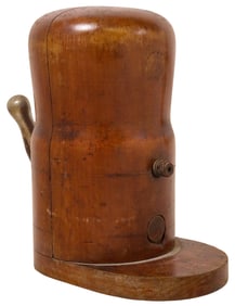 ITALIAN P. CASINI MILLINERY WOOD HAT STRETCHER BLOCK