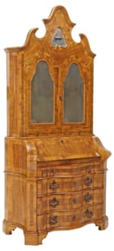 VENETIAN ROCOCO STYLE WALNUT BUREAU CABINET