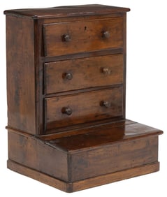 ITALIAN WALNUT PRIE-DIEU PRAYER KNEELER CABINET