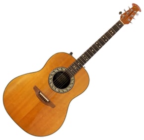 OVATION BALLADEER 1612 ACOUSTIC-ELECTRIC GUITAR & CASE