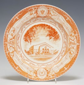 WEDGWOOD UT 'GREGORY GYMNASIUM' COMMEMORATIVE PLATE