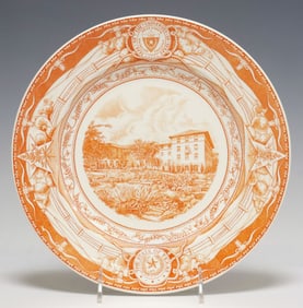 WEDGWOOD UT 'LITTLEFIELD DORMITORY' COMMEMORATIVE PLATE