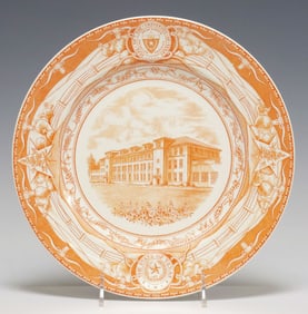WEDGWOOD UT 'ENGINEERING BUILDING' COMMEMORATIVE PLATE