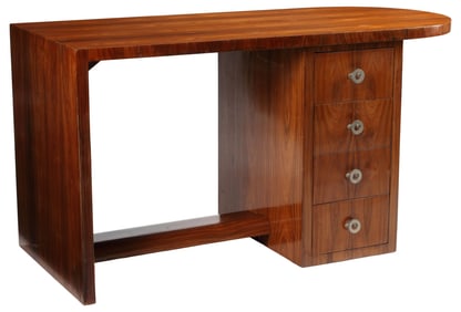 ART DECO STYLE 4-DRAWER WRITING DESK
