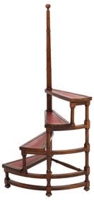 REGENCY STYLE SET OF LIBRARY STEPS