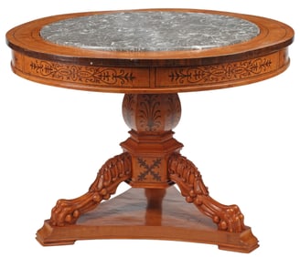CHARLES X STYLE MARBLE-TOP GUERIDON