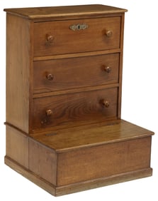 ITALIAN OAK PRIE-DIEU PRAYER KNEELER CABINET