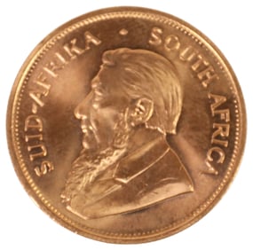 KRUGERRAND 1 OZ. FINE GOLD, 1983, SOUTH AFRICA