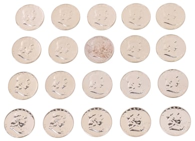 (20) U.S. FRANKLIN HALF DOLLARS, PROOFS