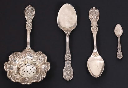 (4) REED & BARTON 'FRANCIS I' STERLING SILVER FLATWARE