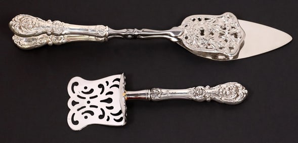 (2) REED & BARTON 'FRANCIS I' STERLING SILVER SERVICE FLATWARE