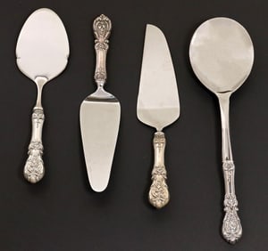 (4) REED & BARTON 'FRANCIS I' STERLING SILVER SERVICE FLATWARE