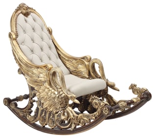 VENETIAN STYLE 'GROTTO' FANTASY ROCKING CHAIR