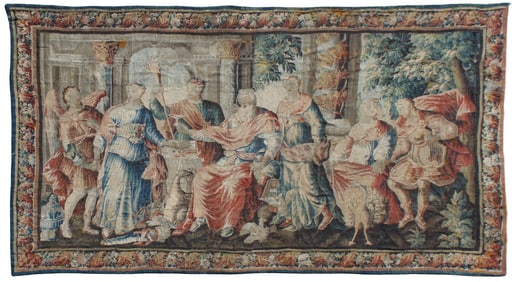 FLEMISH MYTHOLOGICAL TAPESTRY, 17TH C., 9'4" x 14'10"