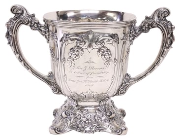 AMERICAN STERLING SILVER PRESENTATION CUP OF TEXAS & MILITARY INTEREST