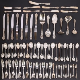 (72) INTERNATIONAL 'RICHELIEU' STERLING SILVER FLATWARE SERVICE FOR EIGHT