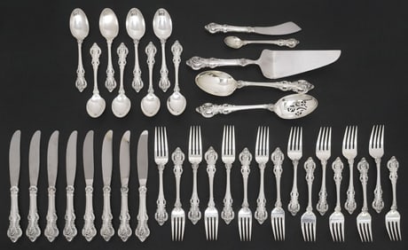 (37) TOWLE 'EL GRANDEE' STERLING SILVER FLATWARE SERVICE FOR EIGHT