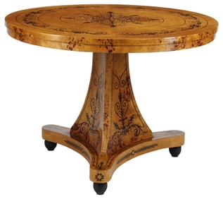 CHARLES X STYLE MARQUETRY GUERIDON