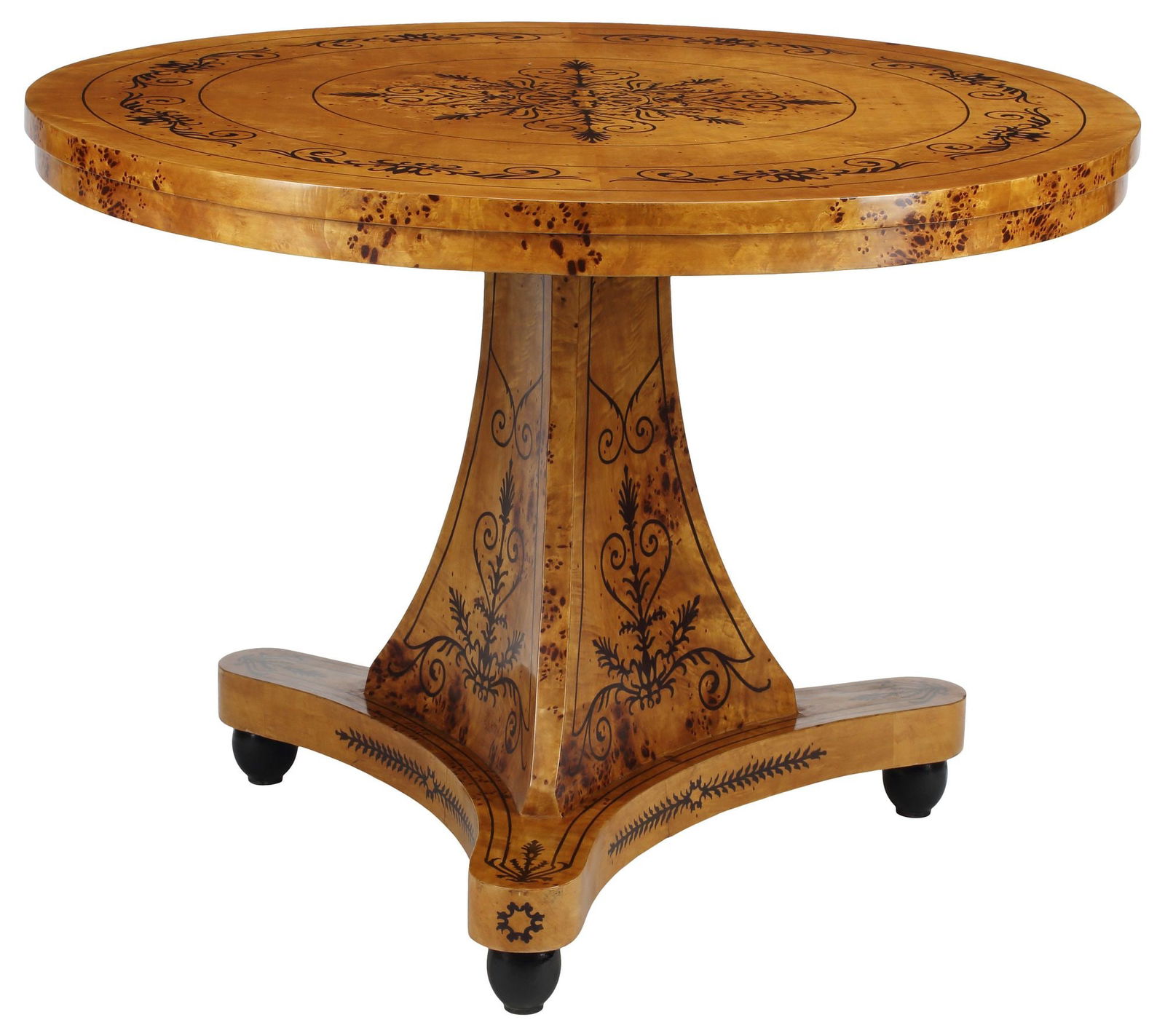 CHARLES X STYLE MARQUETRY GUERIDON (1 of 5)