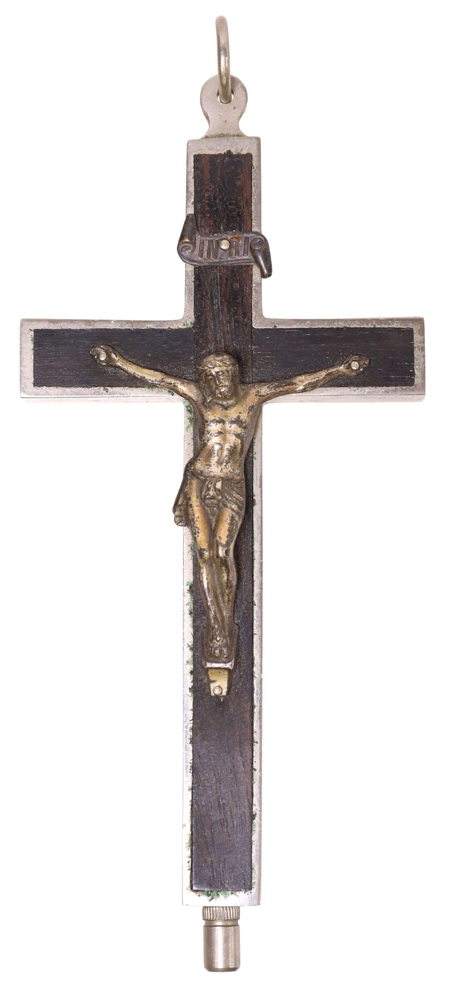 GERMAN PECTORAL RELIQUARY CROSS WITH 12 SAINTS & AGNUS DEI (1 of 4)