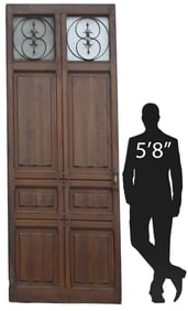 LARGE ARCHITECTURAL ECCLESIASTICAL DOOR, 111"H