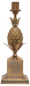 MAISON CHARLES STYLE BRASS PINEAPPLE 1-LIGHT TABLE LAMP