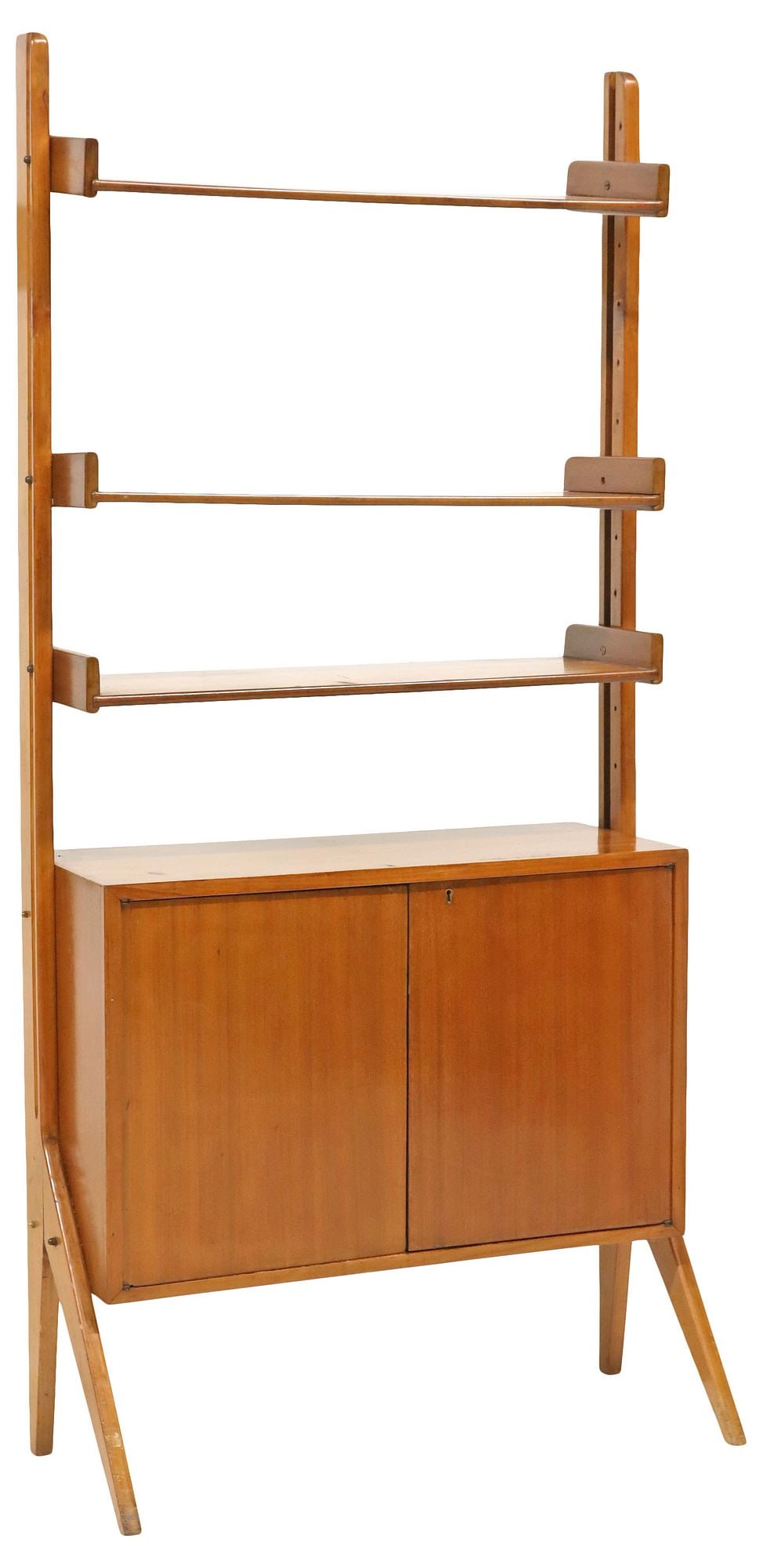 ITALIAN MID-CENTURY MODERN TEAK BOOKCASE (1 of 5)