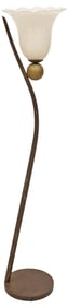 ITALIAN MODERN MURANO GLASS SHADE FLOOR LAMP
