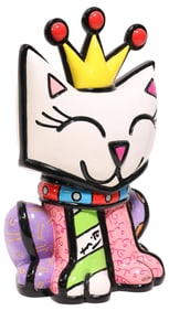 ROMERO BRITTO (B.1963) LIMITED EDITION PAINTED RESIN SCULPTURE, 'CHERYL'