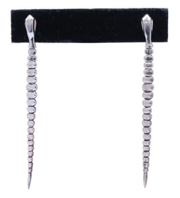 ELSA PERETTI TIFFANY & CO. STERLING SILVER SNAKE EARRINGS