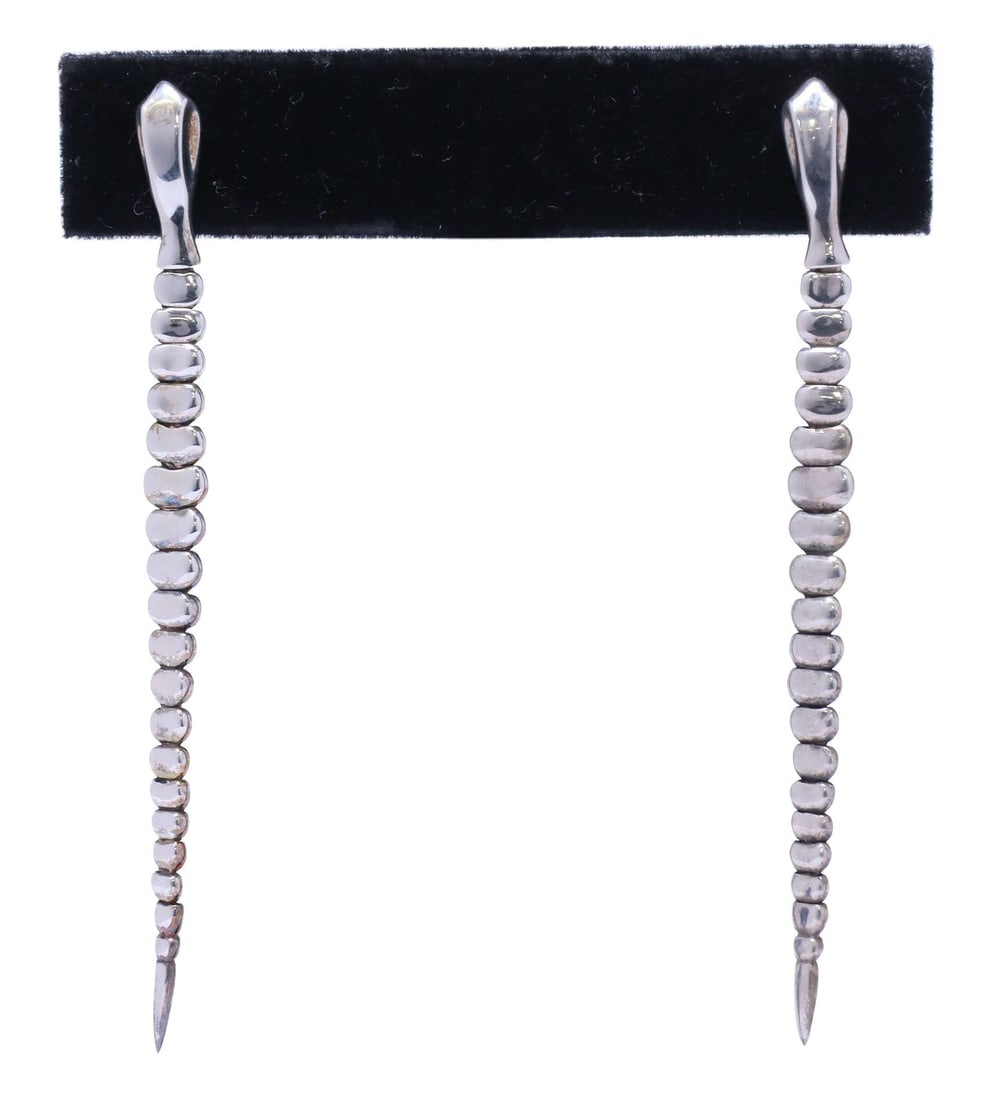 ELSA PERETTI TIFFANY & CO. STERLING SILVER SNAKE EARRINGS (1 of 5)