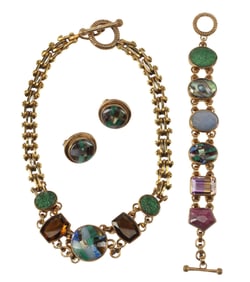 (3) STEPHEN DWECK MULTI-GEMSTONE JEWELRY SUITE