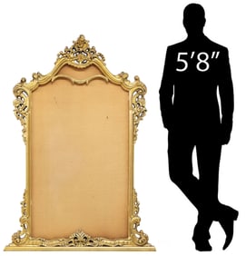 ITALIAN LOUIS XV STYLE GILT-PAINTED MIRROR FRAME