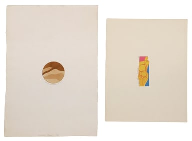 (2) CLARE ROMANO & THOMAS NAWROCKI INTAGLIO PRINTS