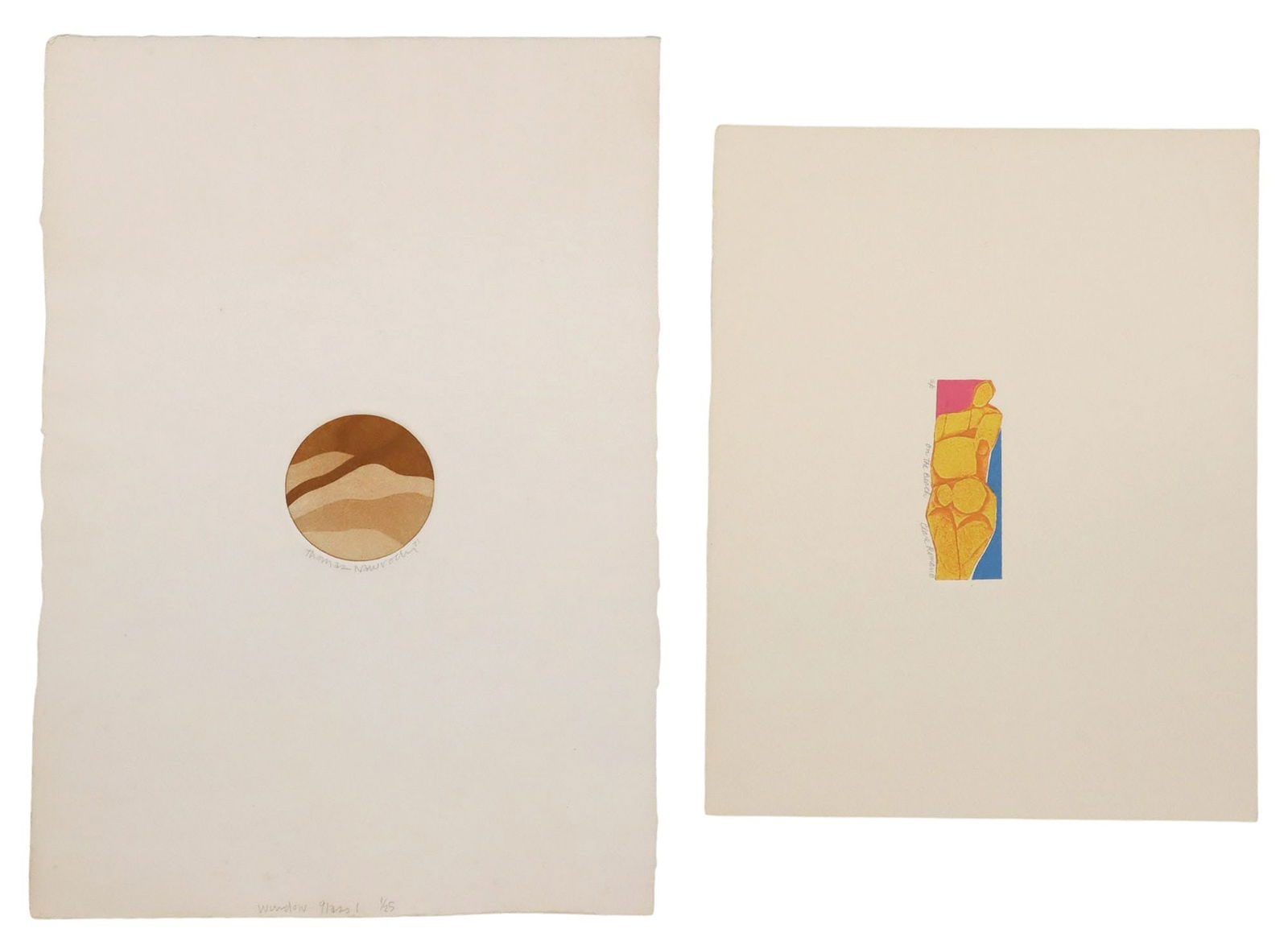 (2) CLARE ROMANO & THOMAS NAWROCKI INTAGLIO PRINTS (1 of 7)