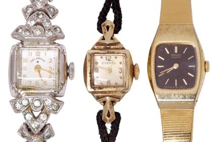 (3) ESTATE VINTAGE LADIES WATCHES