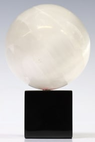 GEOLOGICAL SPECIMEN SELENITE SPHERE ORB