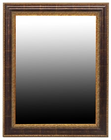 UTTERMOST PARCEL GILT RECTANGULAR WALL MIRROR, 49.25"H