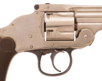 HARRINGTON & RICHARD NICKEL TOP BREAK EJECT M3, .38 CALIBER