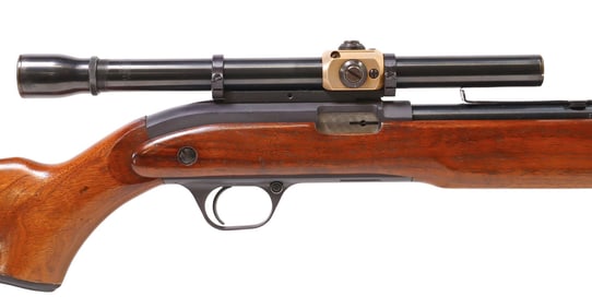 J.C. HIGGINS MODEL 30 RIFLE, .22LR, SCOPE