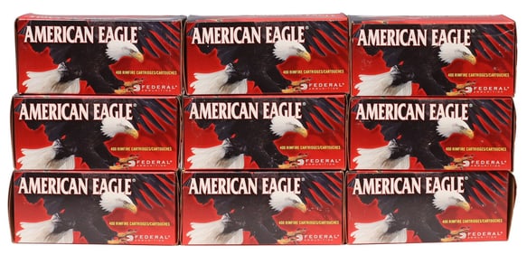 (4000) FEDERAL .22LR CARTRIDGES IN 100 BOXES OF 40 UNOPENED CASE
