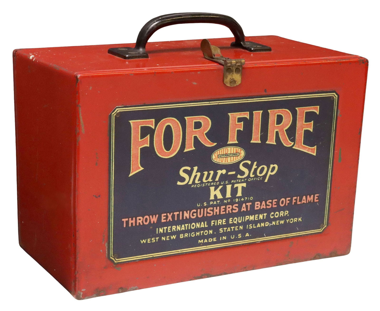 FIRE SHUR-STOP KIT, SIX GLASS "THROW FIRE STOP GRENADES" (1 of 7)
