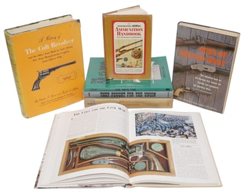 (7) BOOKS: FIREARMS REFERENCE & HISTORY, COLT, WINCHESTER
