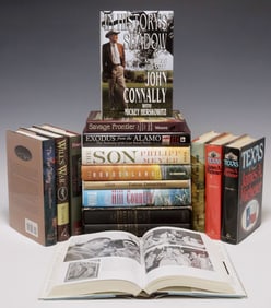 (16) BOOKS: WESTERN NOVELS, TEXANA & HISTORY SUBJECTS, 4 SIGNED